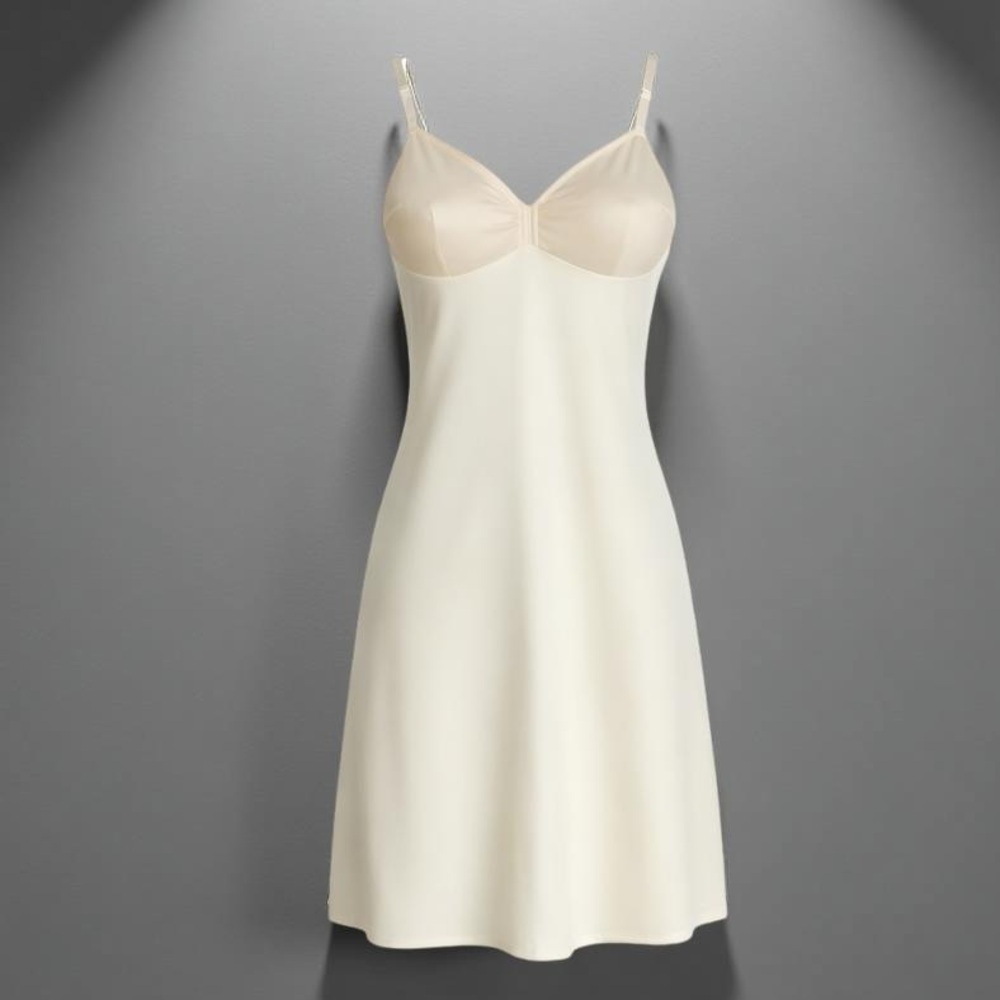 Vintage 70s Vanity Fair Slip Dress Victorian Soft Girl Coquette Romantic
